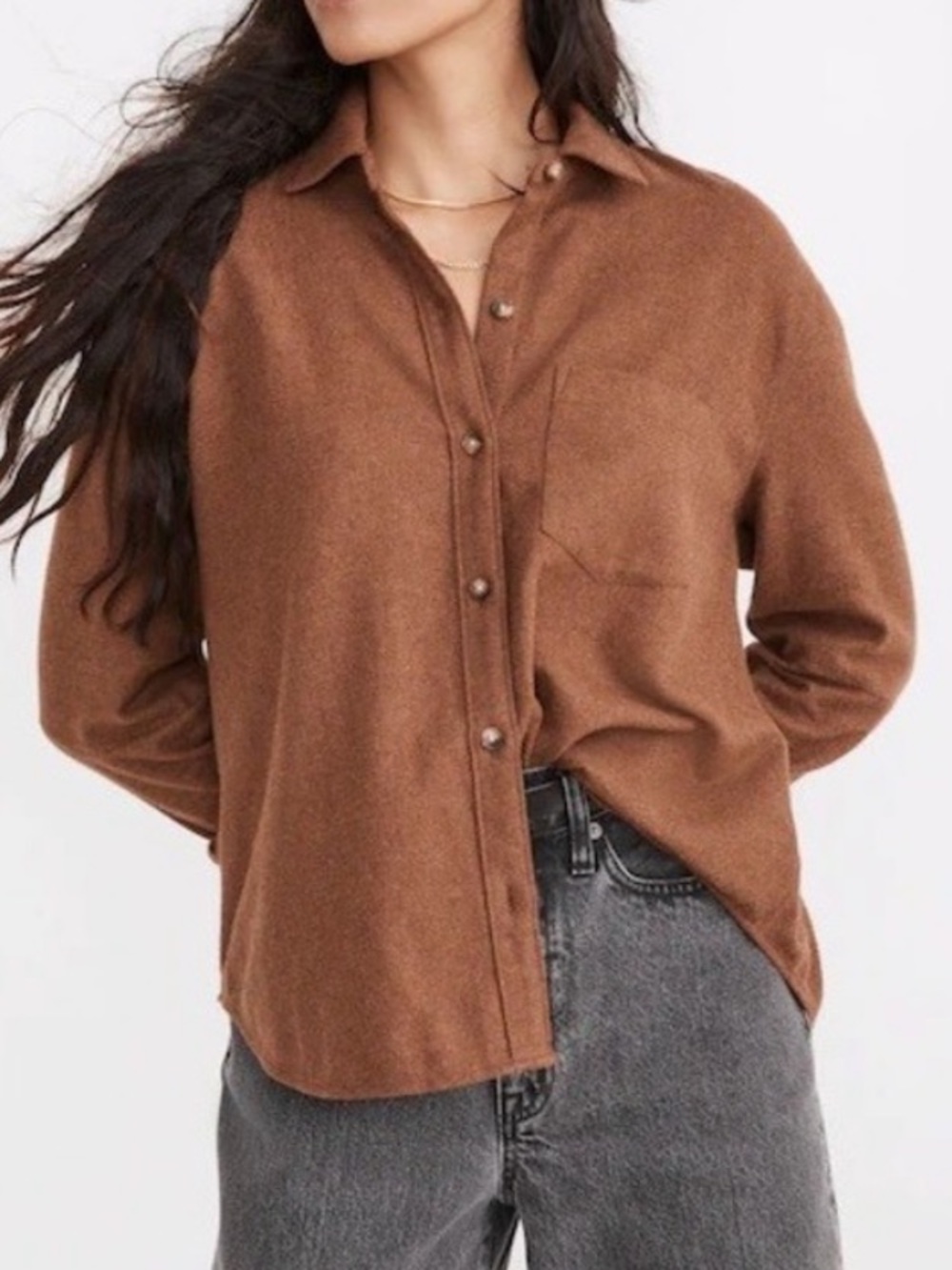 Madewell flannel kempton button-up shirt